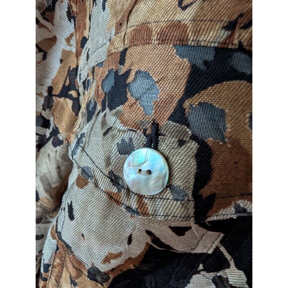 Ruby Rd. Favorites Womens Floral Button-Up Jacket Size 20W Multicolor - Picture 2 of 8